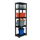 thumbnail image 1 of Estante Polycar Modelo Medio 5N/N Liso, color negro, 1 of 4