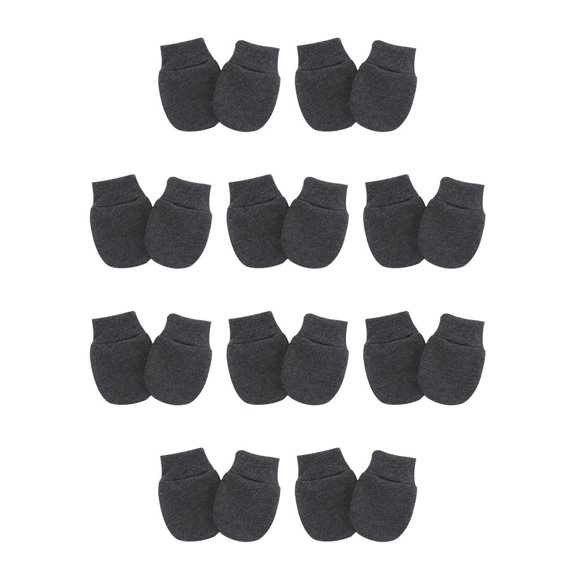 Manoplas para Bebés Minnieouse Guantes para Recién Nacidos Diseño Considerado Trajes para Bebés Negro Gris Type1 NO1