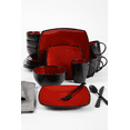 thumbnail image 3 of Vajilla Gibson Roja para 4 Personas 16 pz Cuadrada, 3 of 3