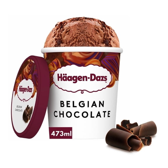 Helado Haagen Dazs chocolate belga 473 ml
