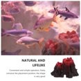 thumbnail image 3 of 1pc Fish Tank Volcanic Decor Aquarium Landscape Adornment Fish Tank Decor (Red), 3 of 5