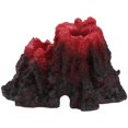 thumbnail image 1 of 1pc Fish Tank Volcanic Decor Aquarium Landscape Adornment Fish Tank Decor (Red), 1 of 5