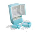 thumbnail image 4 of Mini refrigerador, electrodoméstico de juguete, muebles de casa de muñecas en miniatura, refrigerador, accesorio de cocina azul, 4 of 9