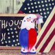 thumbnail image 1 of Gnomo de la Independencia | Decoraciones patrióticas del 4 de julio | Gnomo de tela rojo, blanco y azul para el hogar y la fiesta | Decoración navideña artesanal, 1 of 7