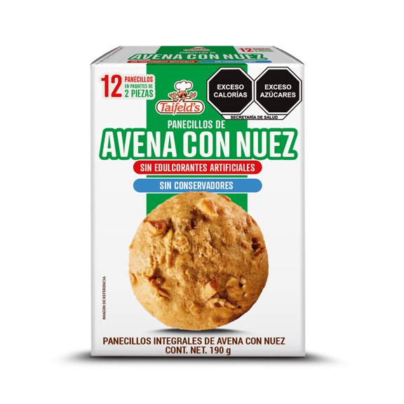 Galletas Taifelds integrales de avena con nuez 190 g