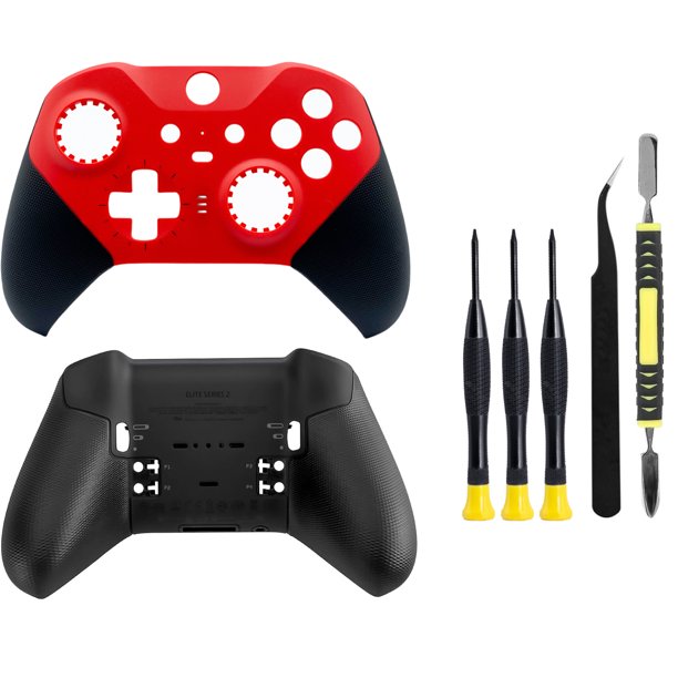 Kit de reparación para sustituir la carcasa frontal y trasera y la cubierta frontal del mando Xbox One Elite Series 2