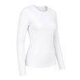 thumbnail image 3 of Playera George para Mujer Escote Redondo Manga Larga Blanco Talla CH, 3 of 4