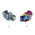 thumbnail image 4 of Sonducket 2 piezas zapatos Clips Rhinestone flor hebilla nupcial boda zapato tacones altos sandalias decoración joyería niñas Calzado Vistoso, 4 of 6