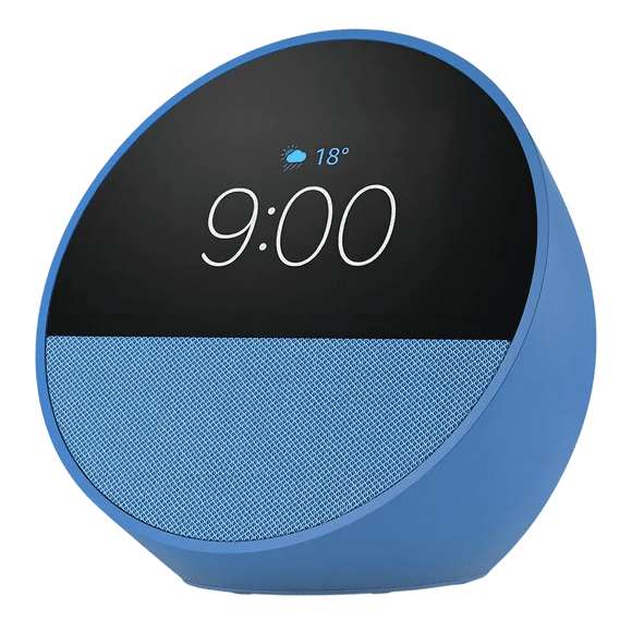 Echo Spot Bocina Bloosom Inteligente 2024 Color Azul Acero