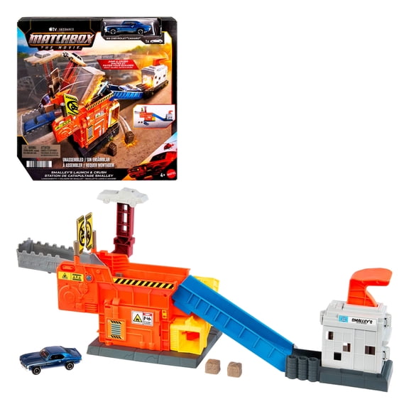 Pista de Vehículos de Juguete Mattel Matchbox Movie Crusher Playset