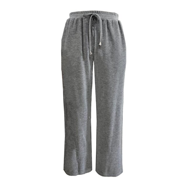 Pantalón George para Dama, con Bolsas y Jareta Gris Talla M