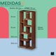thumbnail image 4 of Mubson Librero Segmentado con 8 Espacios Parma, 4 of 5