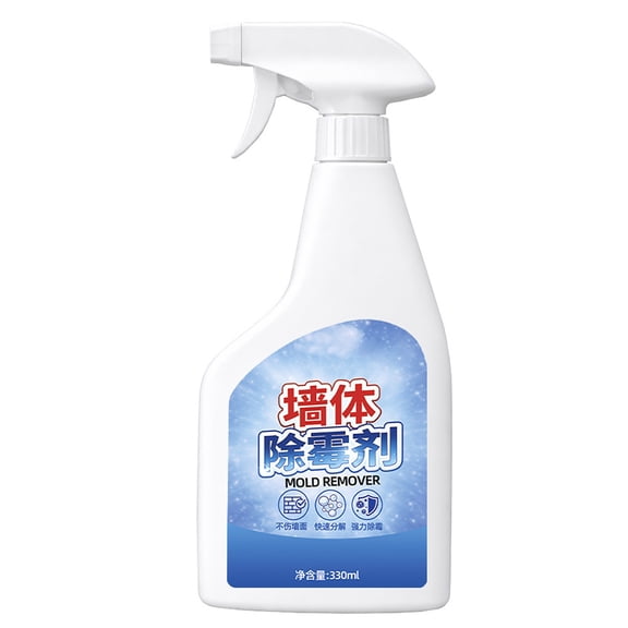 Spray quitamanchas para paredes sin enjuague, de acción rápida • Limpiador de moho y hongos QuanYao para paredes blancas, baños, cocinas, azulejos y muebles. No daña las paredes. Uso doméstico.