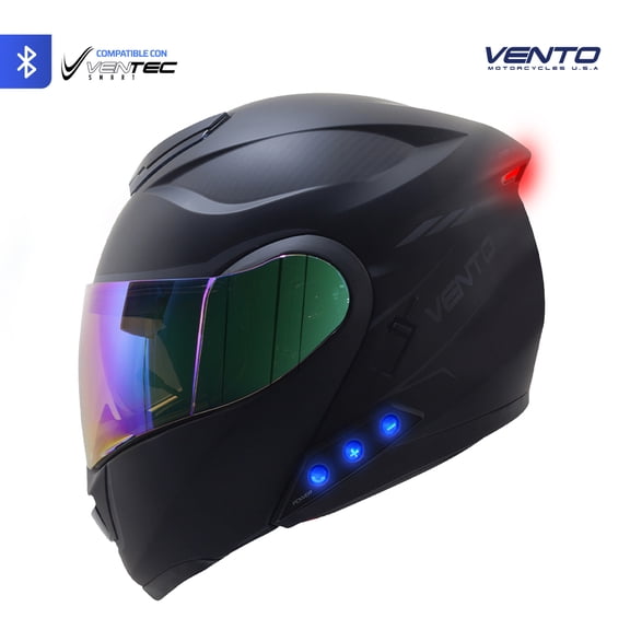 Casco Para Motociclista Vento Gtv2 Bluetooth Talla L