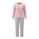 thumbnail image 2 of Pijama Simply Basic para Dama Playera Manga Larga con Pantalón Multicolor Talla M 3 Piezas, 2 of 4