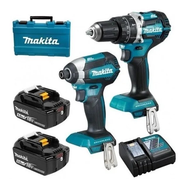Combo Rotomartillo Llave Impacto 18v DLX2180TX Makita