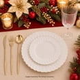 thumbnail image 4 of Juego de platos Great Value premium tono hueso contorno dorado 12 pzas, 4 of 4