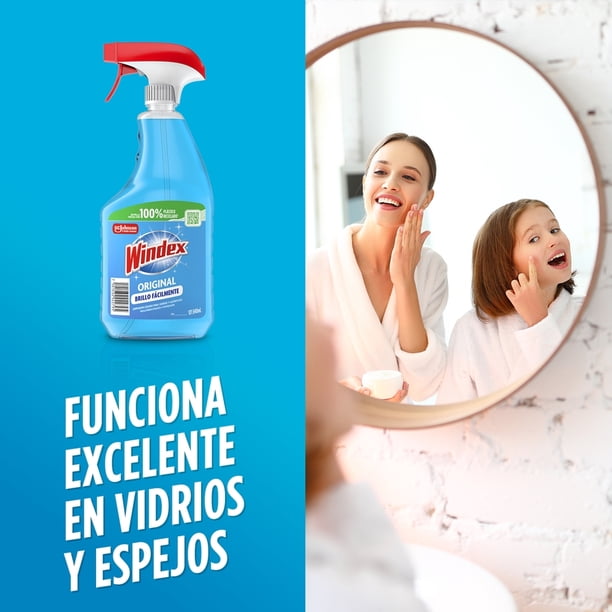 Imagen 5 de Limpiador Líquido para Vidrios y Superficies Windex Original 640 ml