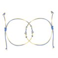 thumbnail image 4 of FOMIYES 2Ud Brazaletes Con Charm Para Mujer Ajustable Color Multi, 4 of 8