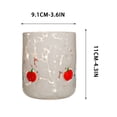thumbnail image 3 of CaiYueKe Halloween Icon Glass Cups - Pumpkin, Ghost, Bat, Cat Icon Juice Glasses Double Old Fashioned Drinking Cups - Ideal for Halloween Party Decoration, Friends Lovely Gifts, 3 of 7