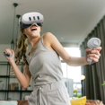 thumbnail image 2 of Funda de silicona Controller Grips AMZDM para Oculus Quest 3 VR, 2 of 7