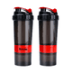 thumbnail image 1 of Mezclador De Proteínas Bloosom  / Vaso Deportivo / Shaker De Gimnasio Negro, 1 of 4