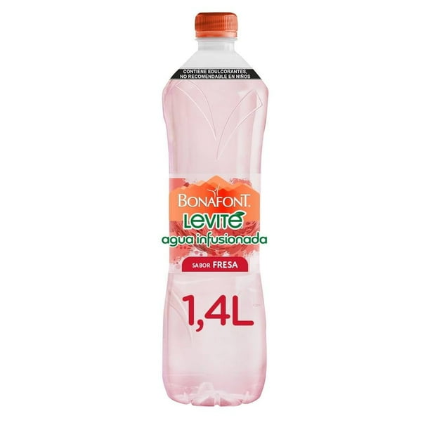 Agua infusionada Bonafont Levité toque de sabor fresa 1.4 l
