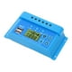 thumbnail image 5 of Parámetro Controlador Solar Ajustable PWM Pantalla LCD 2 USB Regulador Solar Azul 12V 24V, 5 of 7