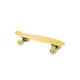 thumbnail image 1 of Patineta semiprofesional minicruiser tipo penny con deck amarillo, trucks negros y ruedas amarillas transparentes, 1 of 4