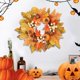 thumbnail image 3 of Anillos de vela de otoño, coronas, anillos de vela de otoño, centros de mesa, anillos de vela de hoja de arce de calabaza artificial para fiesta en, 3 of 8