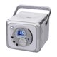 thumbnail image 1 of Jensen FM Stereo CD555 Bluetooth Boombox, Plata, 7.00 x 9.75 x 6.00 pulgadas, 1 of 5
