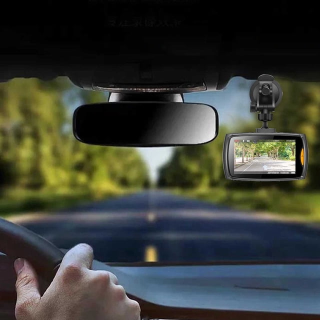 Cámara de tablero de automóvil 720P, monitor de estacionamiento, grabación en bucle, detección de movimiento, grabadora de vigilancia de 2.4 pulgadas