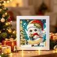 thumbnail image 4 of Amzcrzy Juguetes Para Niñas,Juguetes Educativos,Juguetes Stem,Kit De Navidad Con Marco 5D Redondo Con Taladro Completo,Cuadro De Arte De Diamantes,Adornos Navideños Festivos,Decoración De Pared,Regalo, 4 of 6
