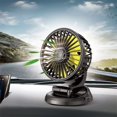thumbnail image 1 of Ventilador de automóvil, camión, coche de 12 V, ventilador universal, furgoneta, ventilador de viento grande para enfriar el interior del automóvil., 1 of 9