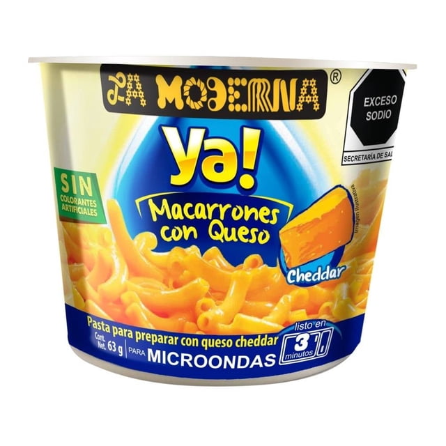 Macarrones La Moderna con queso 63 g