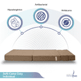 thumbnail image 3 of Sofá Cama Plegable - Individual - Marrón Claro- MEMORY FOAM HOME SOFA CAMA COZY, 3 of 10