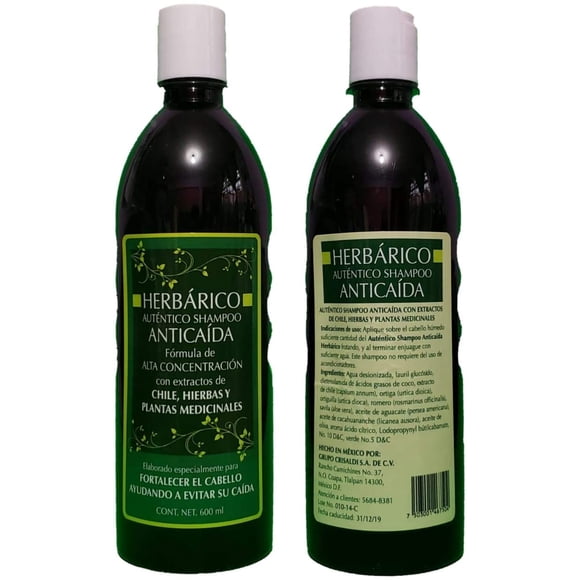 Herbárico Shampoo Anticaída Grupo Crisaldi Herbárico