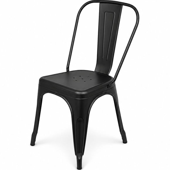 Silla Tolix Metal Acero Galvanizado Comedor Apilable 180 Kg