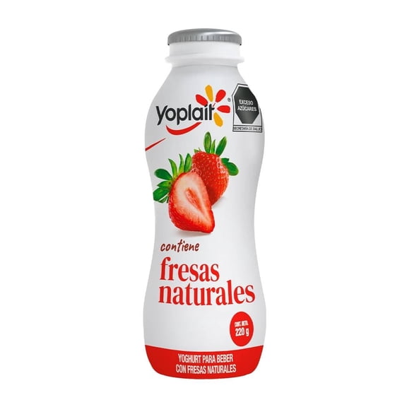 Yoghurt bebible Yoplait con fresas naturales 220 g