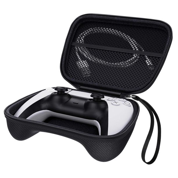 Estuche de Transporte MoKo Negro para Controlador Inalámbrico PS5 y Xbox Series X/S de Carcasa Rígid