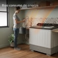 thumbnail image 4 of White Westinghouse  Lavadora doble tina  25 kg  WWXCTT332009QBK Gabinete polipropileno alto impacto  4 niveles de agua  4 perillas de control  Bajo consumo de energía  Ahorro de agua, 4 of 7