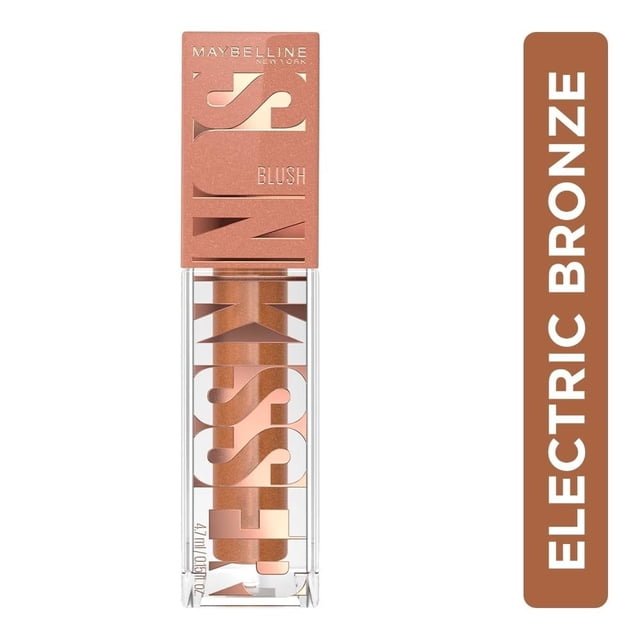 Rubor iluminador líquido de mejillas Maybelline Sunkisser , Blush Tono 11 Electric Bronze, 4.7ml