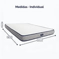 thumbnail image 2 of Colchón en Caja Restonic Individual  Memory Foam con Cooling Gel Alta Densidad Descanso Profundo, 2 of 9