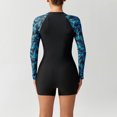 thumbnail image 4 of Trajes de baño de una pieza para mujer Trajes de surf de manga larga para mujer Trajes de buceo cortos con almohadillas para el pecho y sin soportes de acero Trajes de baño conservadores Traje de baño, 4 of 8