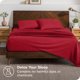thumbnail image 3 of Bare Home Juego de Fundas de Almohada Cierre Tipo sobre, colección prémium 1800, Doble Cepillado, Ultra Suave, Tamaño Estándar, Rojo, 2 Unidades, 3 of 6