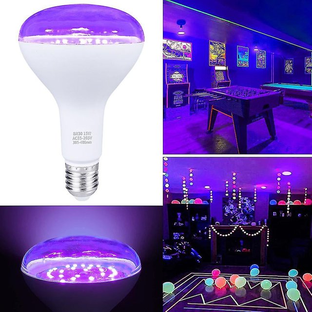 Bombillas de luz negra ultravioleta de 15w 385-400nm Luz negra 1 pieza