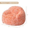 thumbnail image 3 of Yeshouse Sillón puff grande y esponjoso relleno de espuma para adultos, sofá tumbona ultrasuave y acogedor para sala de estar, dormitorio, lectura y relajación, 3 of 7