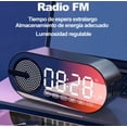 thumbnail image 3 of Reloj digital led despertador con altavoz bluetooth y radio y 1pcs, 3 of 4