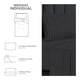 thumbnail image 2 of Juego De Sábanas Mainstays Individual GRIS OXFORD TACHES, 2 of 4