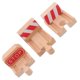 thumbnail image 4 of 3pcs Train Track Replacement Concave Expansion Rails for Model Trains Compatible with Thomas Friends, Sturdy Construction, 4 of 5